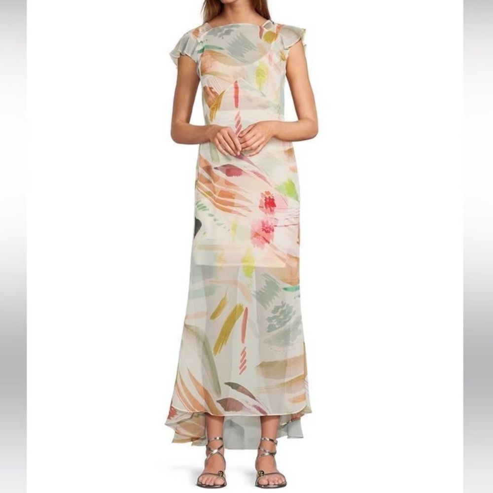 ANTONIO MELANI Multicolor Floral Maxi Dress